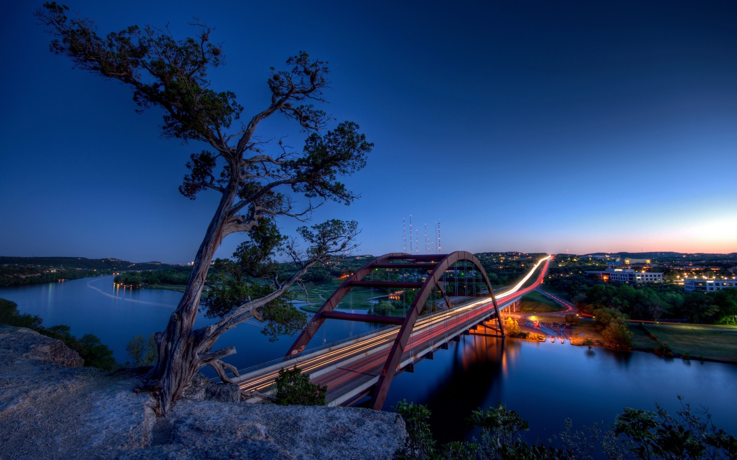 Beautiful Bridges wallpaper free - bridge at dusk ...