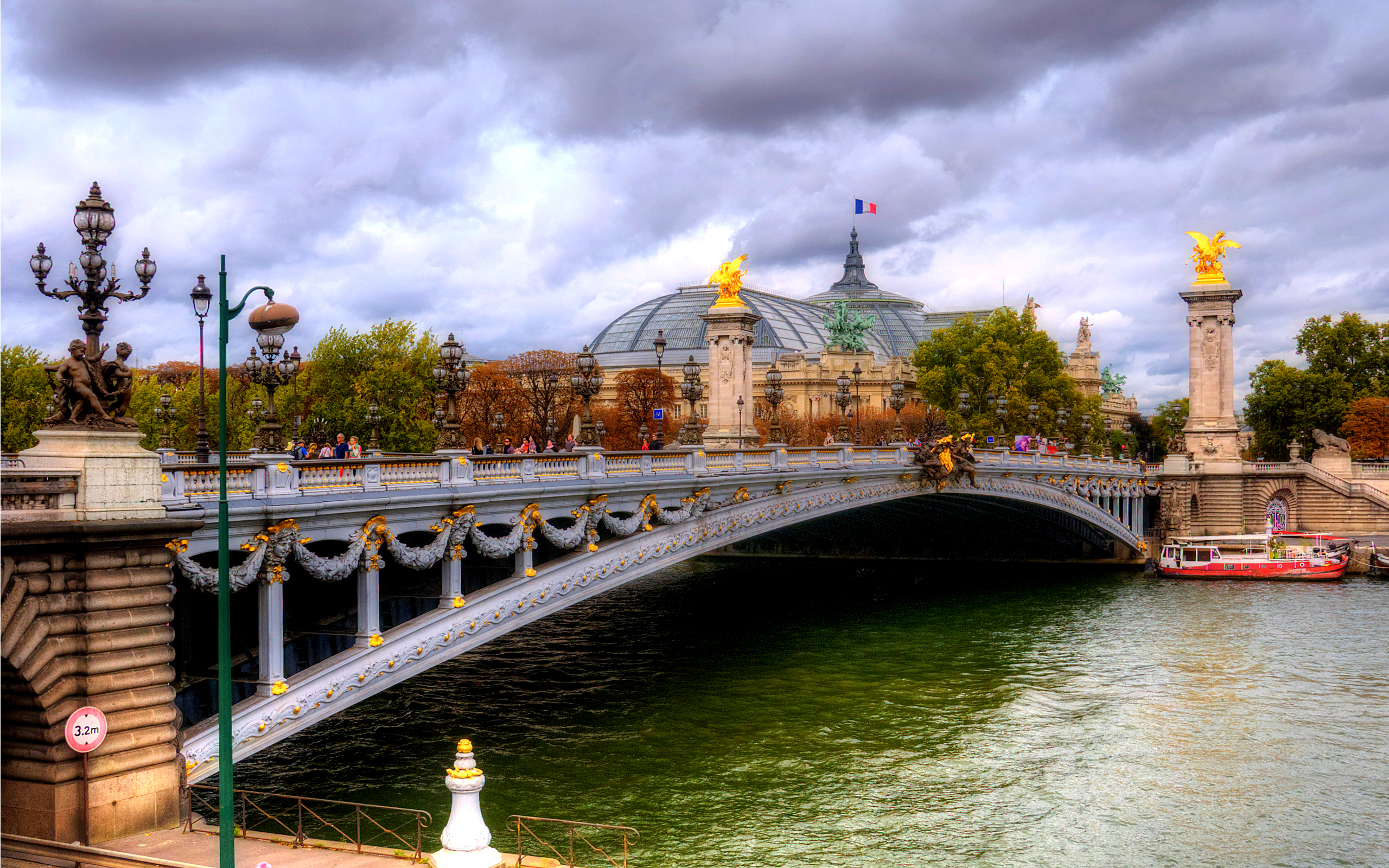 Beautiful Bridges wallpaper free - Paris Wallpapers - HD ...